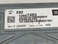 2018-2019 Chevrolet Traverse PCM Engine Control Computer ECU ECM PCU OEM P/N:12687483 Fits Fits 2017 2018 2019 2020 2021 202