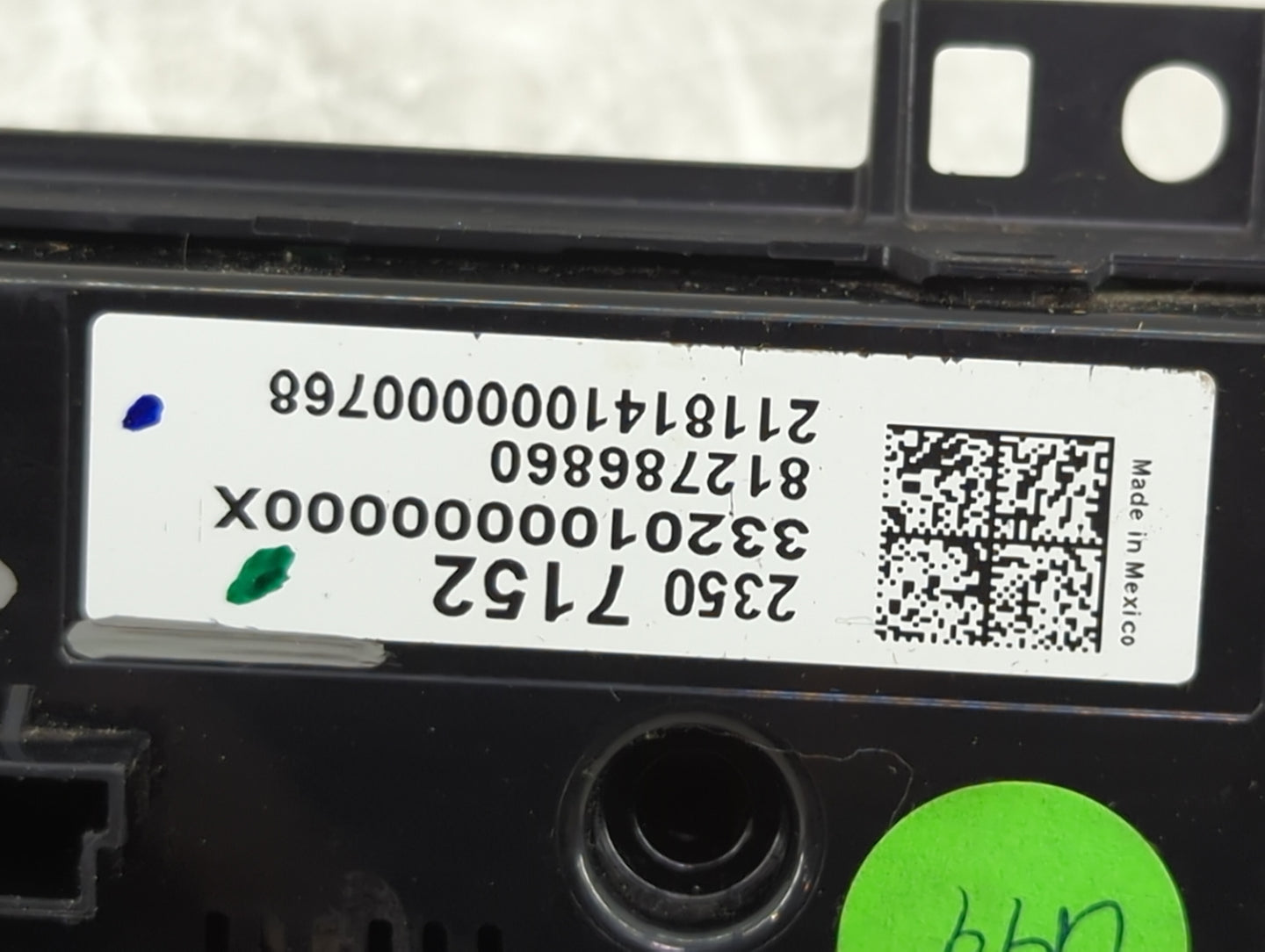 2018-2022 Chevrolet Traverse Climate Control Module Temperature AC/Heater Replacement P/N:23507152 812786860 Fits OEM Used A