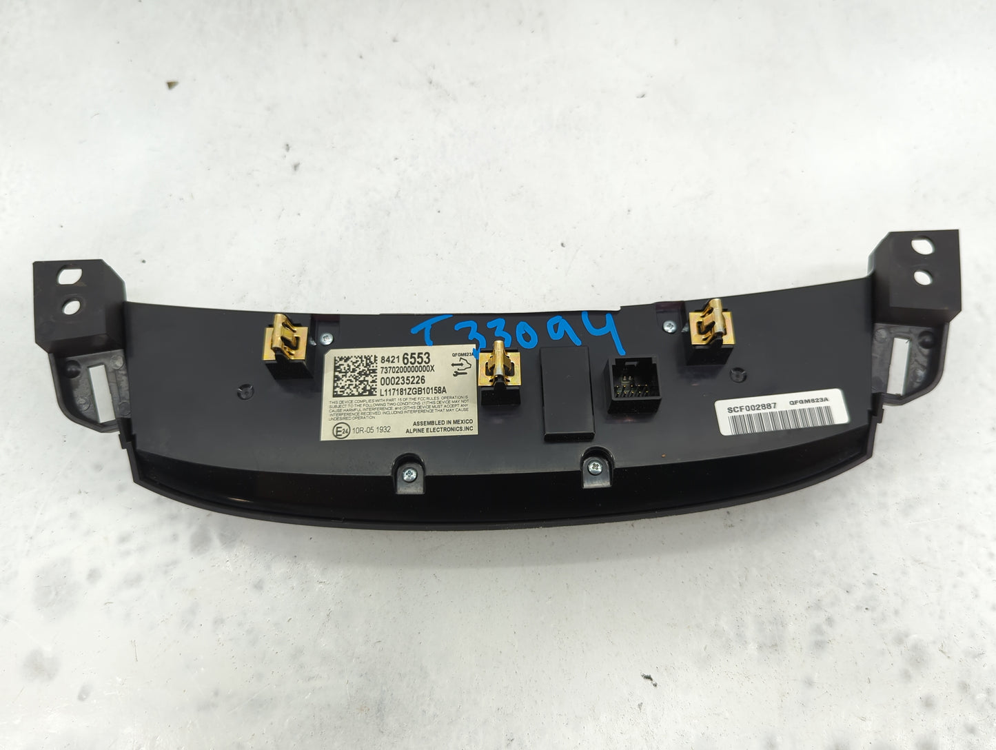 2018-2022 Chevrolet Traverse Climate Control Module Temperature AC/Heater Replacement P/N:84216553 Fits OEM Used Auto Parts 