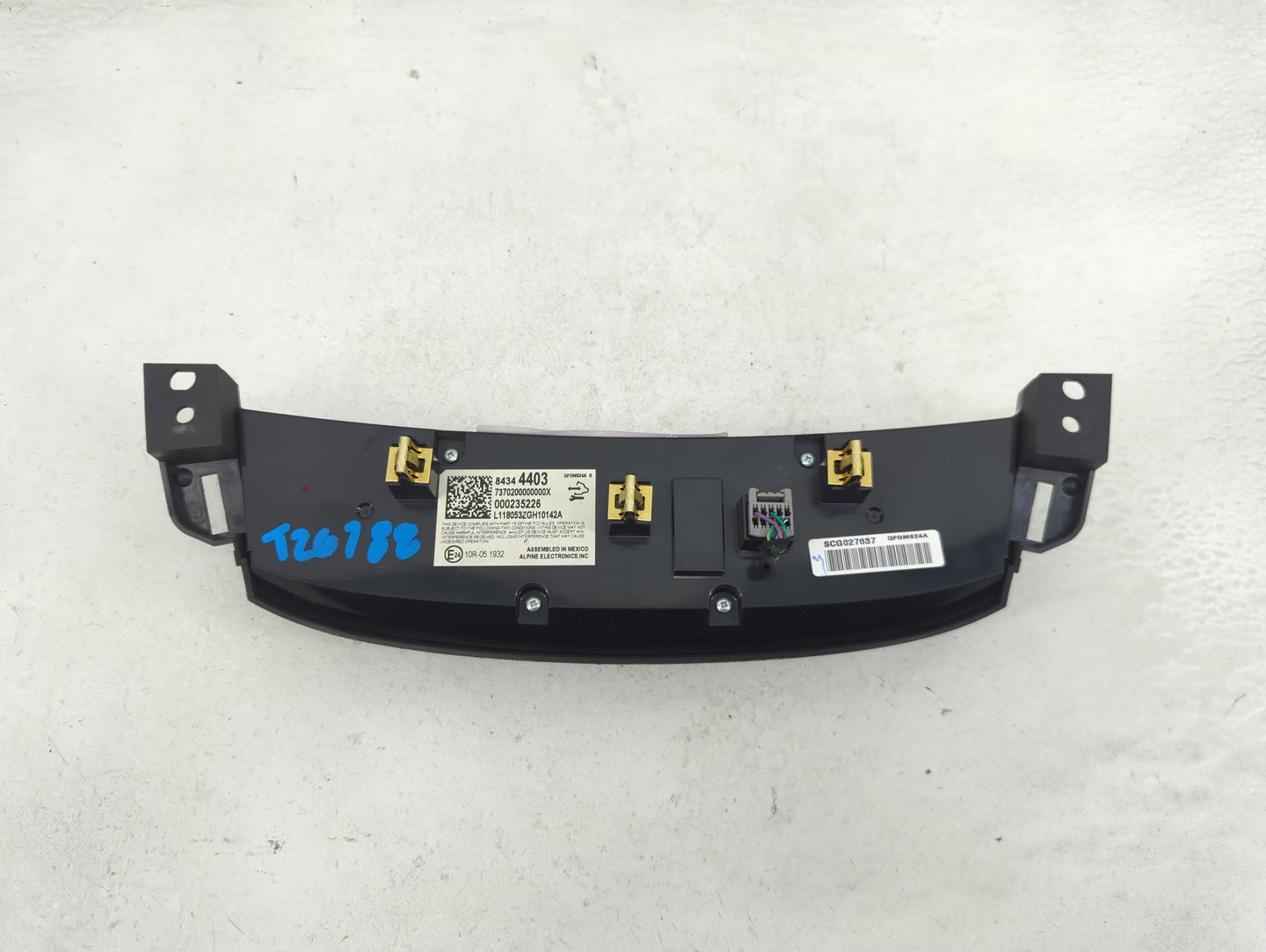 2018-2022 Chevrolet Traverse Climate Control Module Temperature AC/Heater Replacement P/N:84344403 000235226 Fits OEM Used A