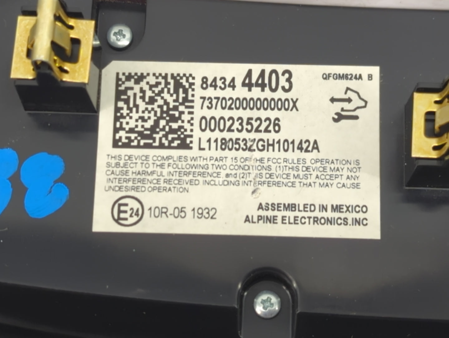 2018-2022 Chevrolet Traverse Climate Control Module Temperature AC/Heater Replacement P/N:84344403 000235226 Fits OEM Used A