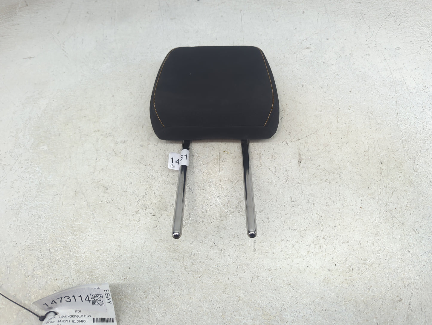 2018 Chevrolet Traverse Headrest Head Rest Rear Seat Fits OEM Used Auto Parts - Oemusedautoparts1.com