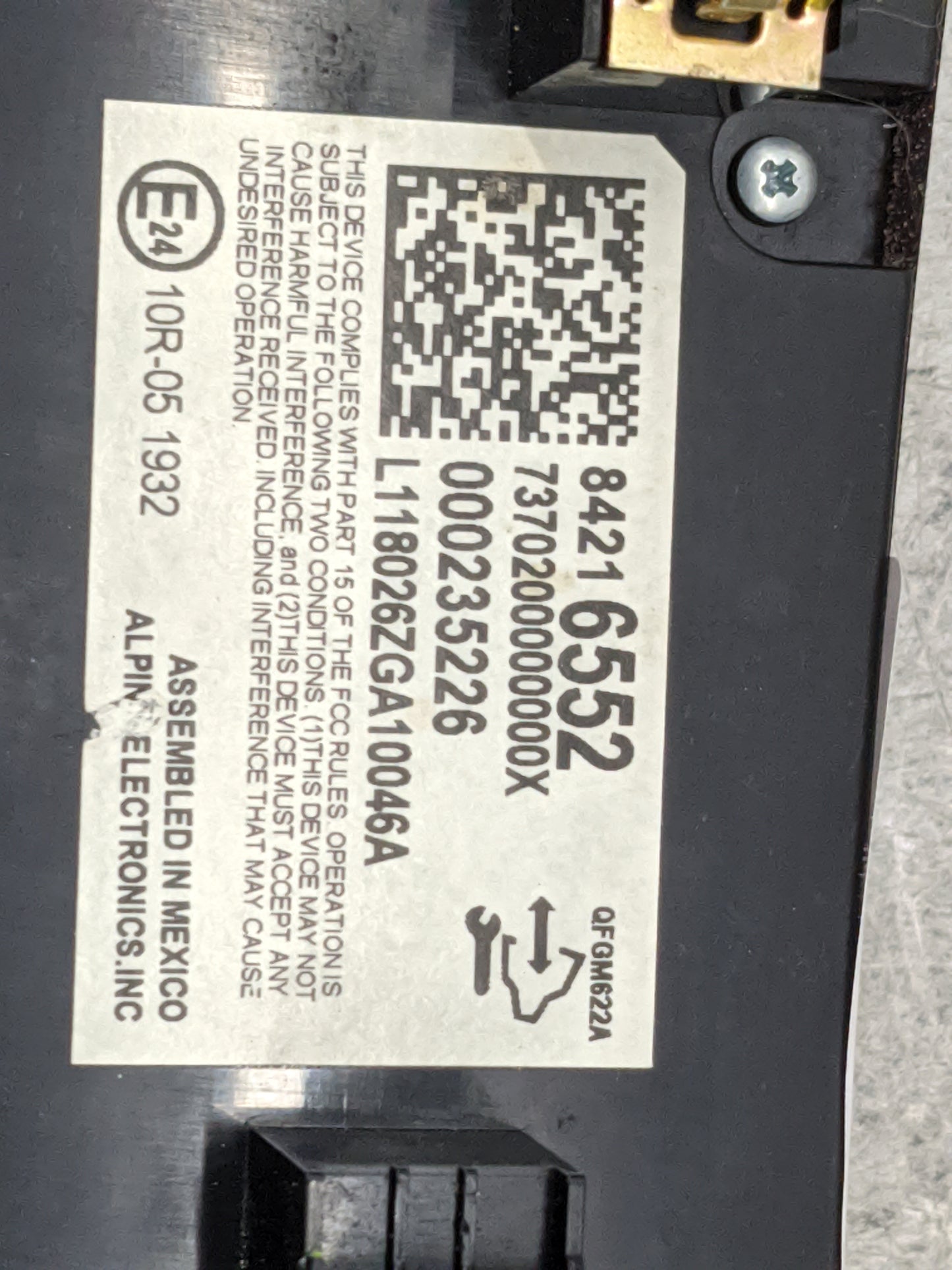 2018 Chevrolet Traverse Climate Control Module Temperature AC/Heater Replacement P/N:84216552 000235226, L118026ZGA10046A Fi