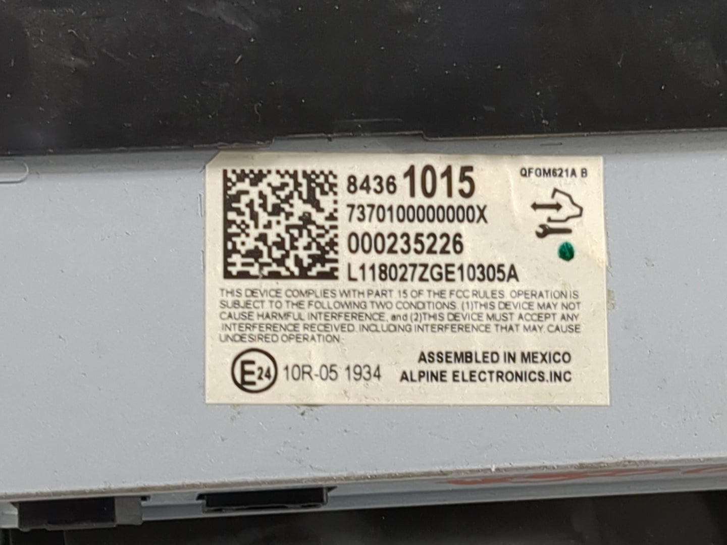 2018-2022 Chevrolet Traverse Information Display Screen 1481726 - Oemusedautoparts1.com