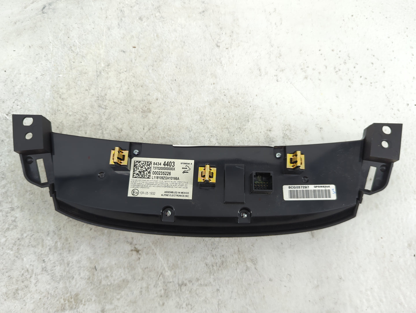 2018 Chevrolet Traverse Climate Control Module Temperature AC/Heater Replacement P/N:84344403 QFGM624A, 7370200000000X Fits 