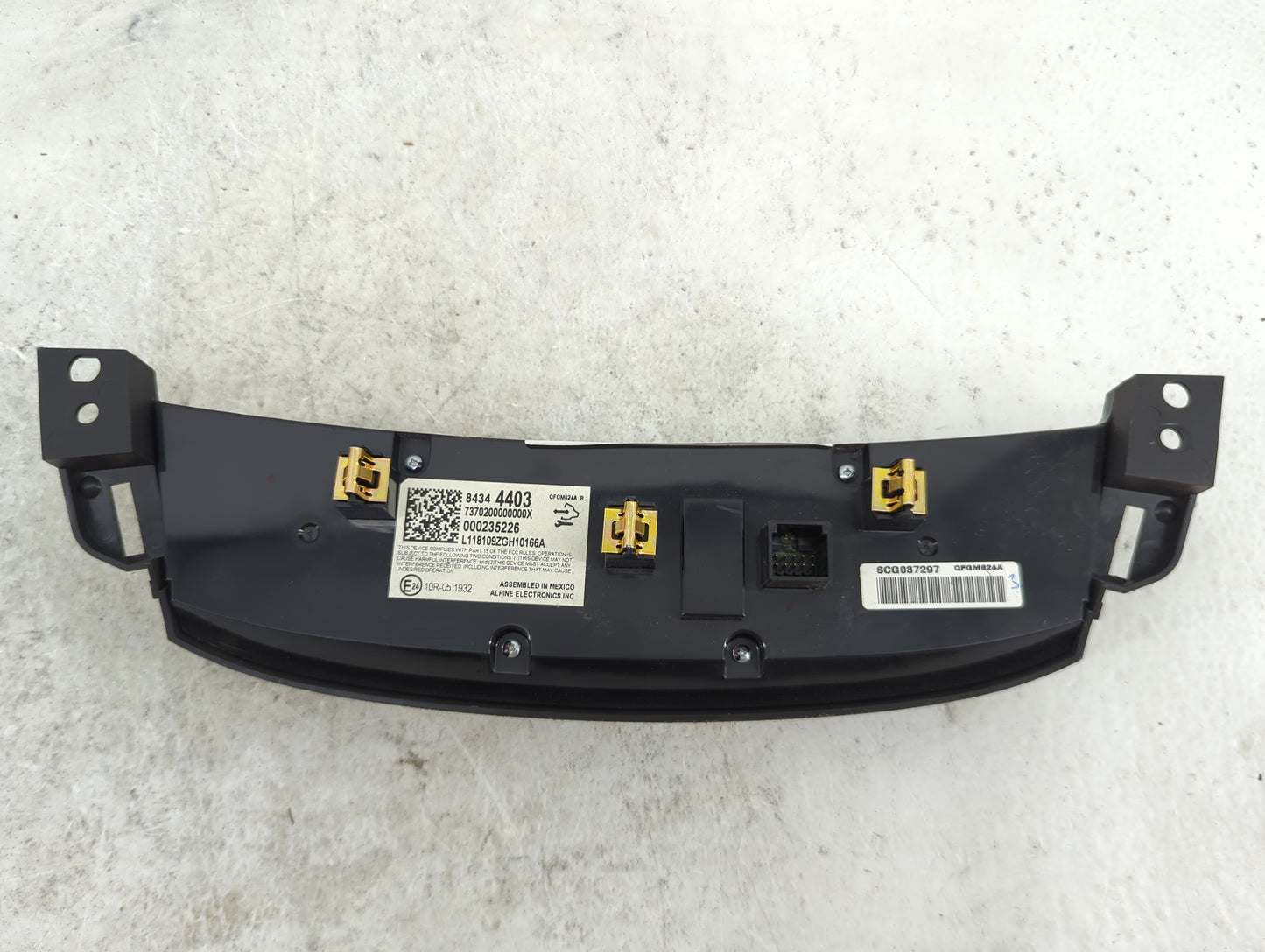 2018 Chevrolet Traverse Climate Control Module Temperature AC/Heater Replacement P/N:84344403 QFGM624A, 7370200000000X Fits 