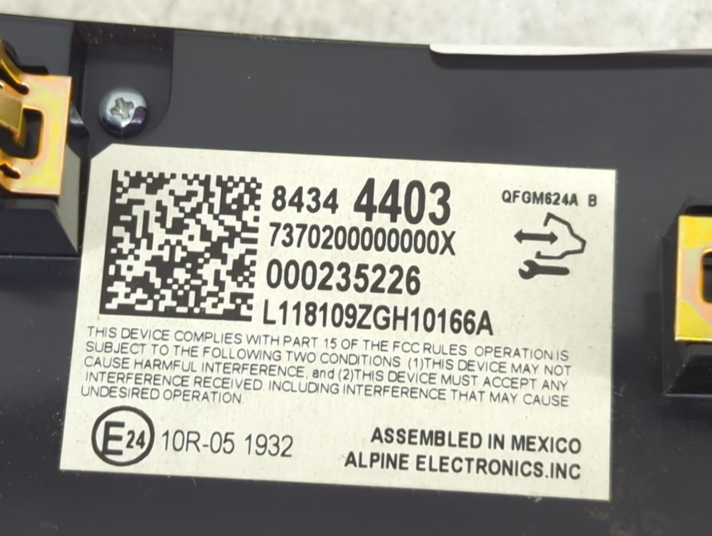 2018 Chevrolet Traverse Climate Control Module Temperature AC/Heater Replacement P/N:84344403 QFGM624A, 7370200000000X Fits 