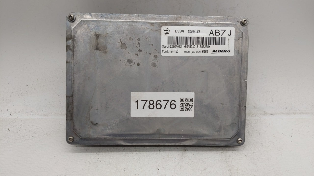 2017 Chevrolet Traverse PCM Engine Control Computer ECU ECM PCU OEM P/N:12667189 12670801, 12694743 Fits Fits 2018 2019 2020
