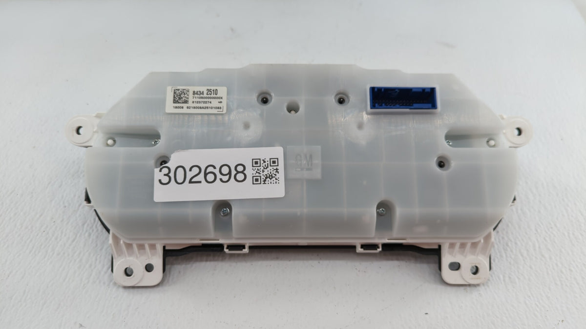 2018 Chevrolet Traverse Instrument Cluster Speedometer Gauges P/N:84342510 Miles: Fits OEM Used Auto Parts - Oemusedautopart