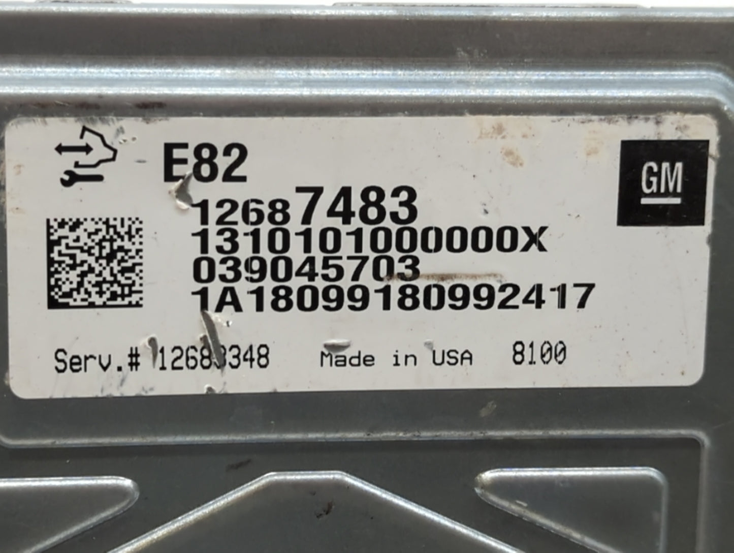 2018 Chevrolet Traverse PCM Engine Control Computer ECU ECM PCU OEM P/N:12687483 12698026, 12673932 Fits Fits 2016 2017 2019