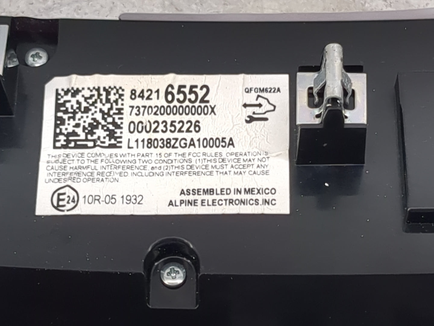 2018 Chevrolet Traverse Climate Control Module Temperature AC/Heater Replacement P/N:84216552 7370200000000X, 000235226 Fits