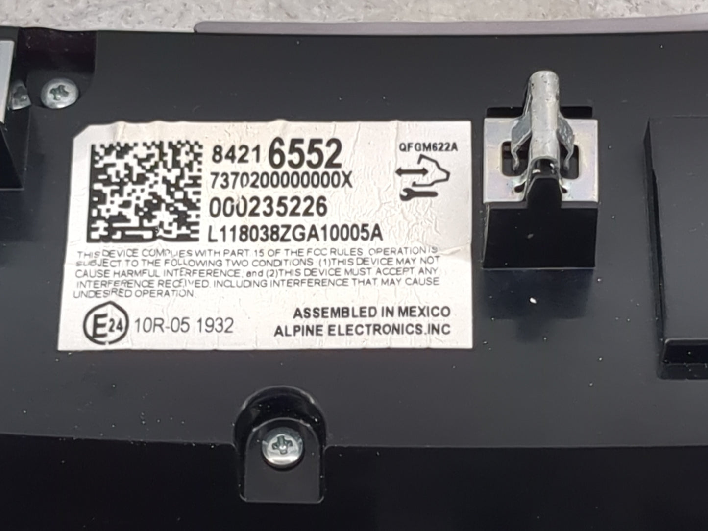 2018 Chevrolet Traverse Climate Control Module Temperature AC/Heater Replacement P/N:84216552 7370200000000X, 000235226 Fits