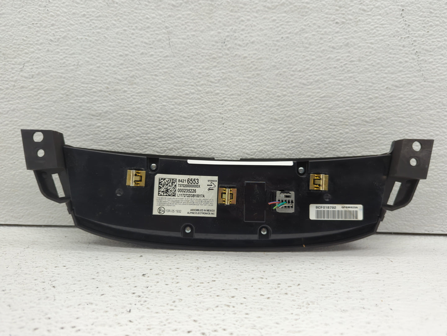 2018 Chevrolet Traverse Climate Control Module Temperature AC/Heater Replacement P/N:84216553 84344402 Fits OEM Used Auto Pa