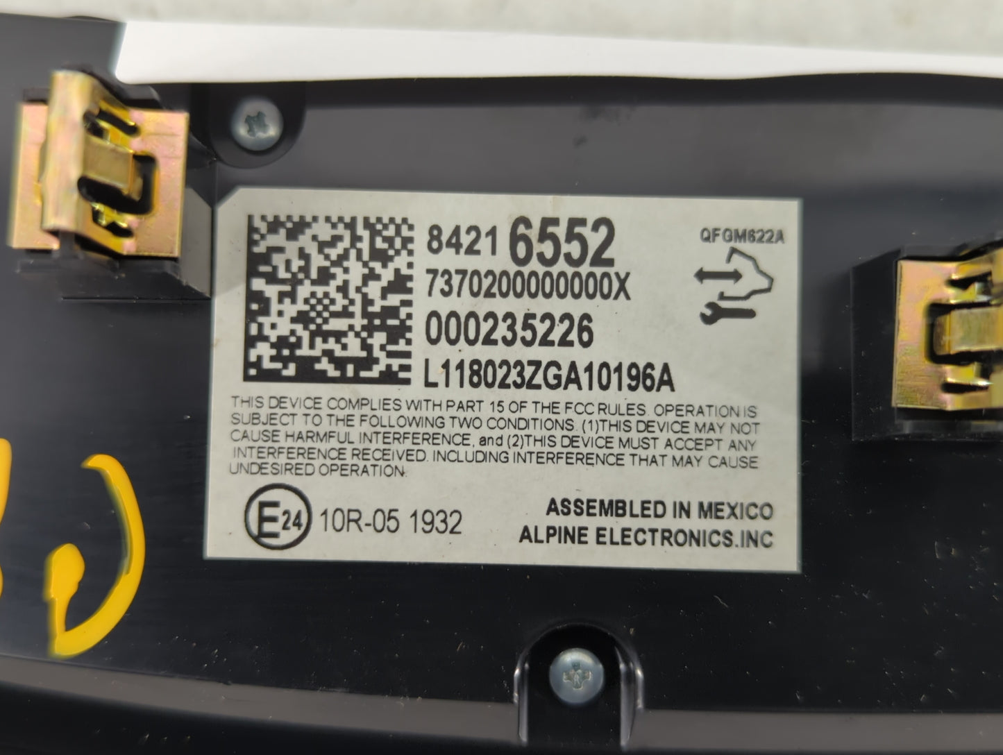 2018 Chevrolet Traverse Climate Control Module Temperature AC/Heater Replacement P/N:84216552 84216553, 84344402 Fits OEM Us