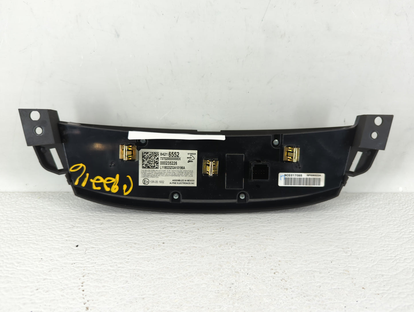 2018 Chevrolet Traverse Climate Control Module Temperature AC/Heater Replacement P/N:84216552 84216553, 84344402 Fits OEM Us