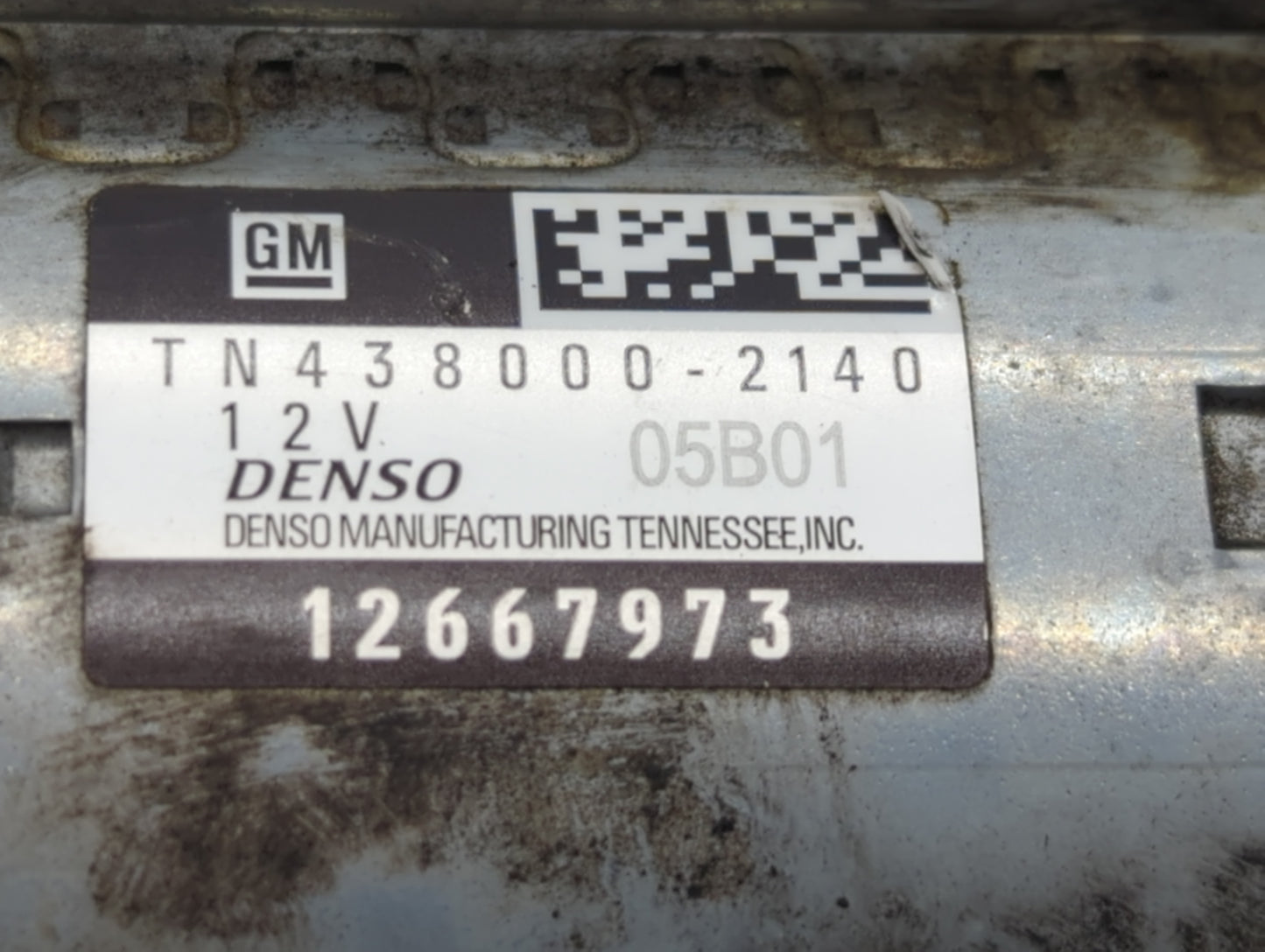2018-2022 Chevrolet Traverse Car Starter Motor Solenoid OEM P/N:12667973 TN438000-2140 Fits OEM Used Auto Parts - Oemusedaut