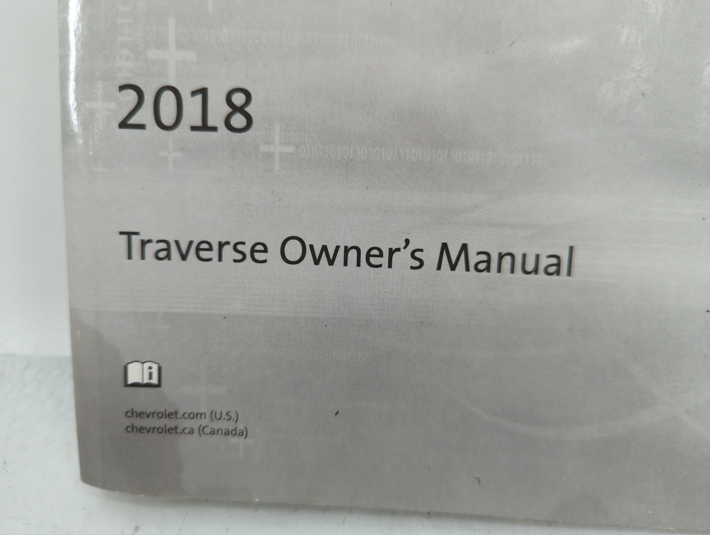 2018 Chevrolet Traverse Owners Manual Book Guide OEM Used Auto Parts - Oemusedautoparts1.com