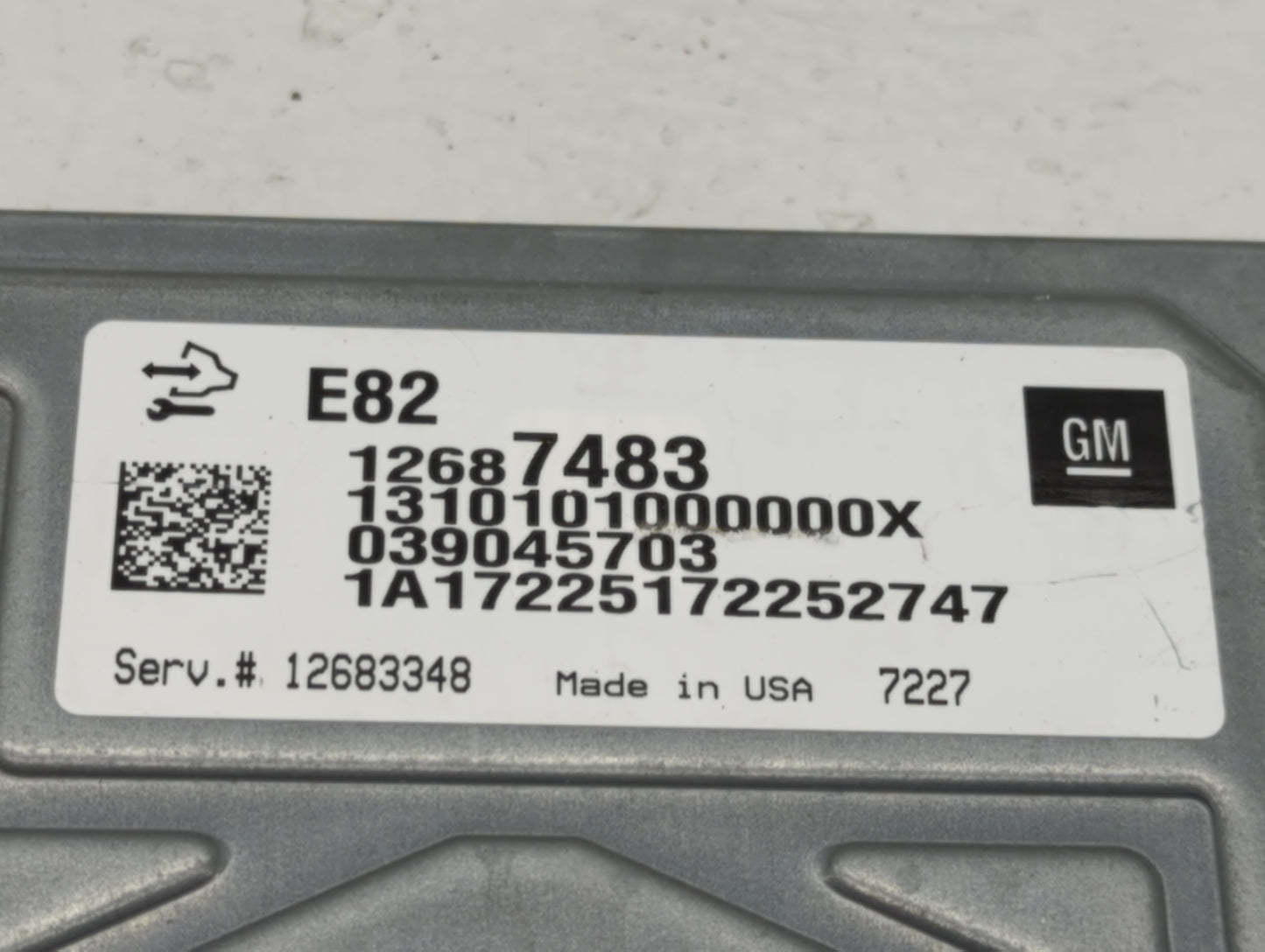 2018-2022 Chevrolet Traverse PCM Engine Control Computer ECU ECM PCU OEM P/N:12687483 Fits Fits 2016 2017 2018 2019 2020 202
