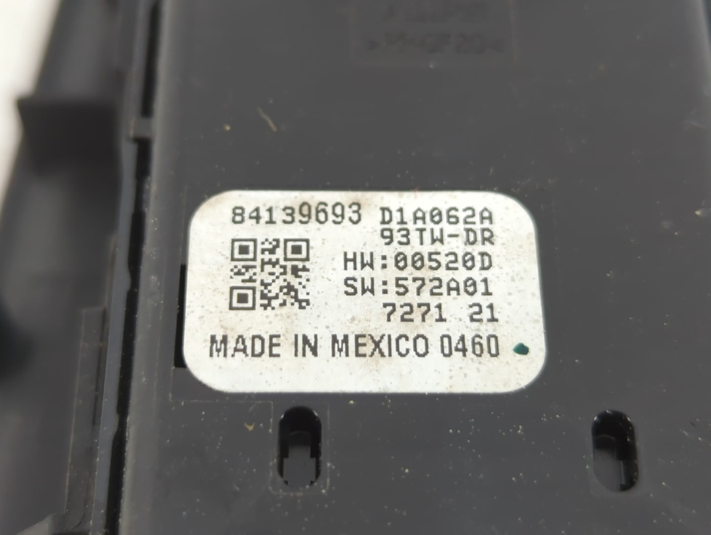 2018-2022 Chevrolet Traverse Master Power Window Switch Replacement Driver Side Left P/N:84139693 84513464 Fits OEM Used Aut