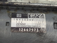 2018-2022 Chevrolet Traverse Car Starter Motor Solenoid OEM P/N:TN438000 12667973 Fits Fits 2016 2017 2018 2019 2020 2021 20