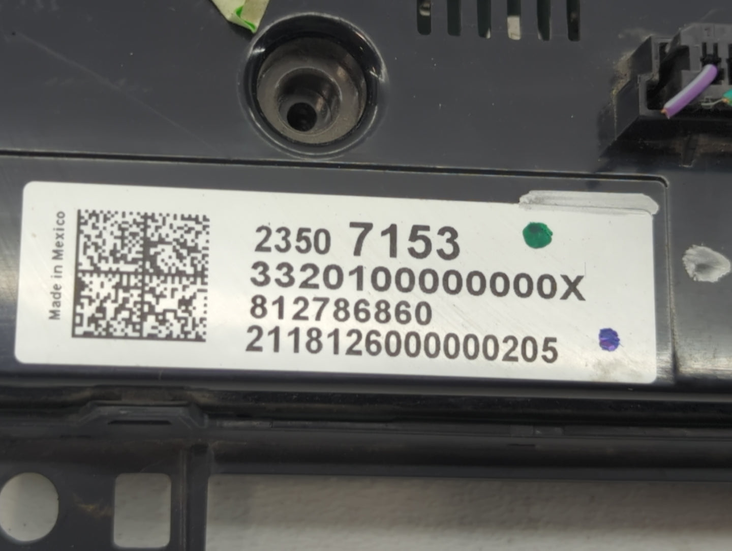 2018-2022 Chevrolet Traverse Climate Control Module Temperature AC/Heater Replacement P/N:2350 7153 Fits OEM Used Auto Parts