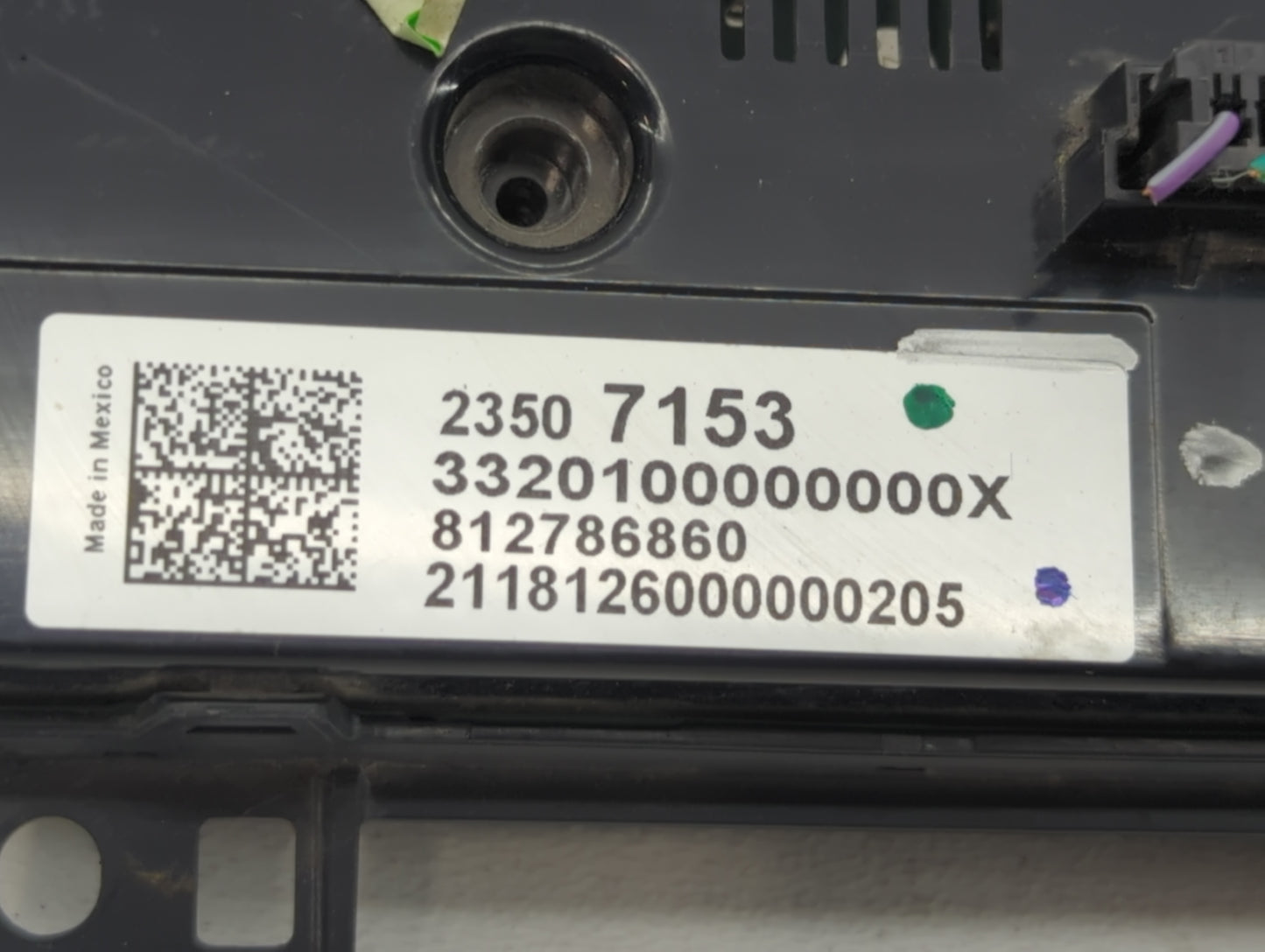 2018-2022 Chevrolet Traverse Climate Control Module Temperature AC/Heater Replacement P/N:2350 7153 Fits OEM Used Auto Parts