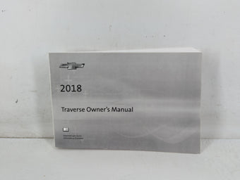 compare product 2018 Chevrolet Traverse Owners Manual Book Guide P/N:23168733 B OEM Used Auto Parts