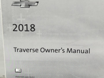 2018 Chevrolet Traverse Owners Manual Book Guide P/N:23168733 B OEM Used Auto Parts
