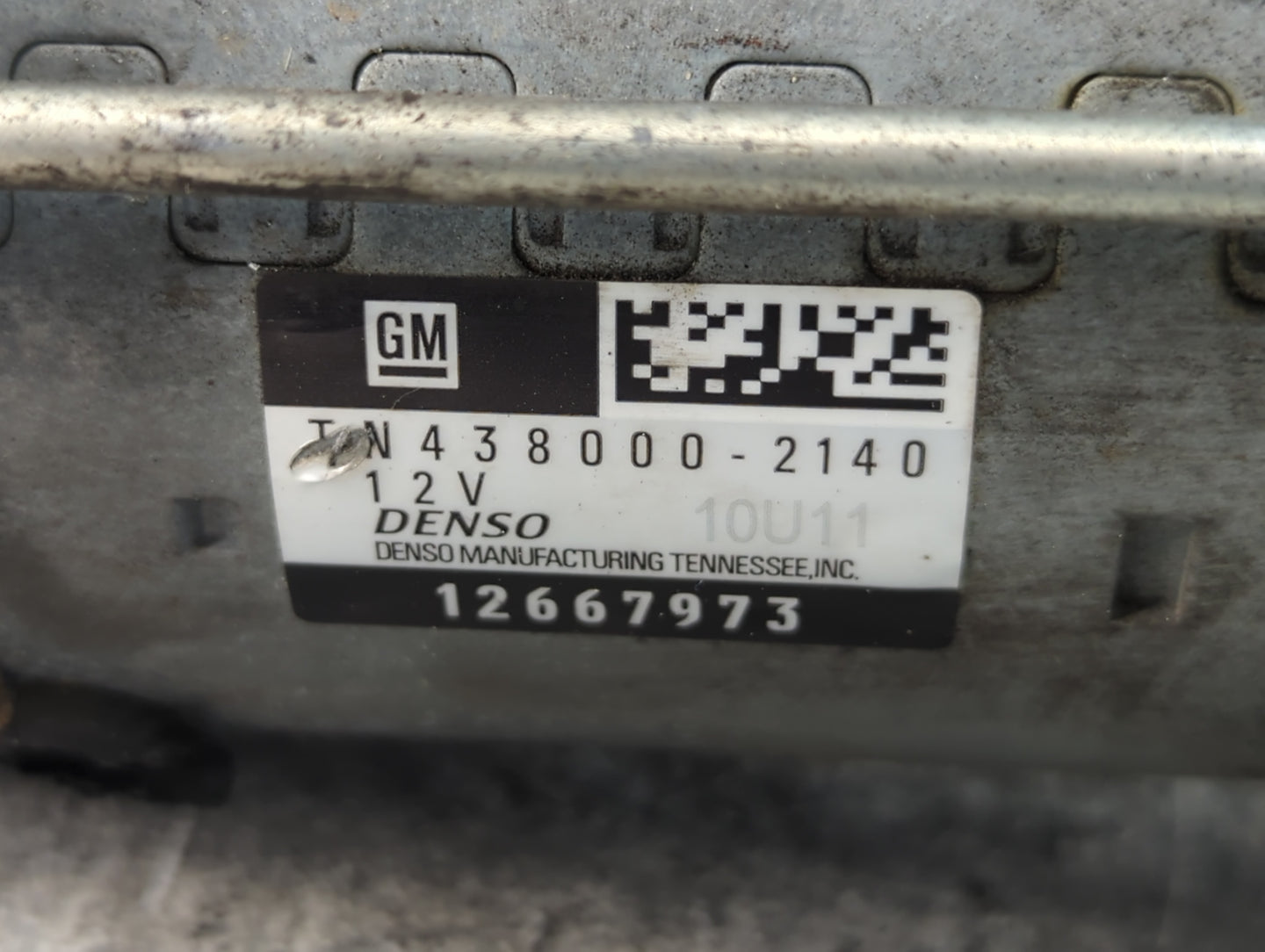 2018-2022 Chevrolet Traverse Car Starter Motor Solenoid OEM P/N:438000-2140 12667973 Fits Fits 2016 2017 2018 2019 2020 2021