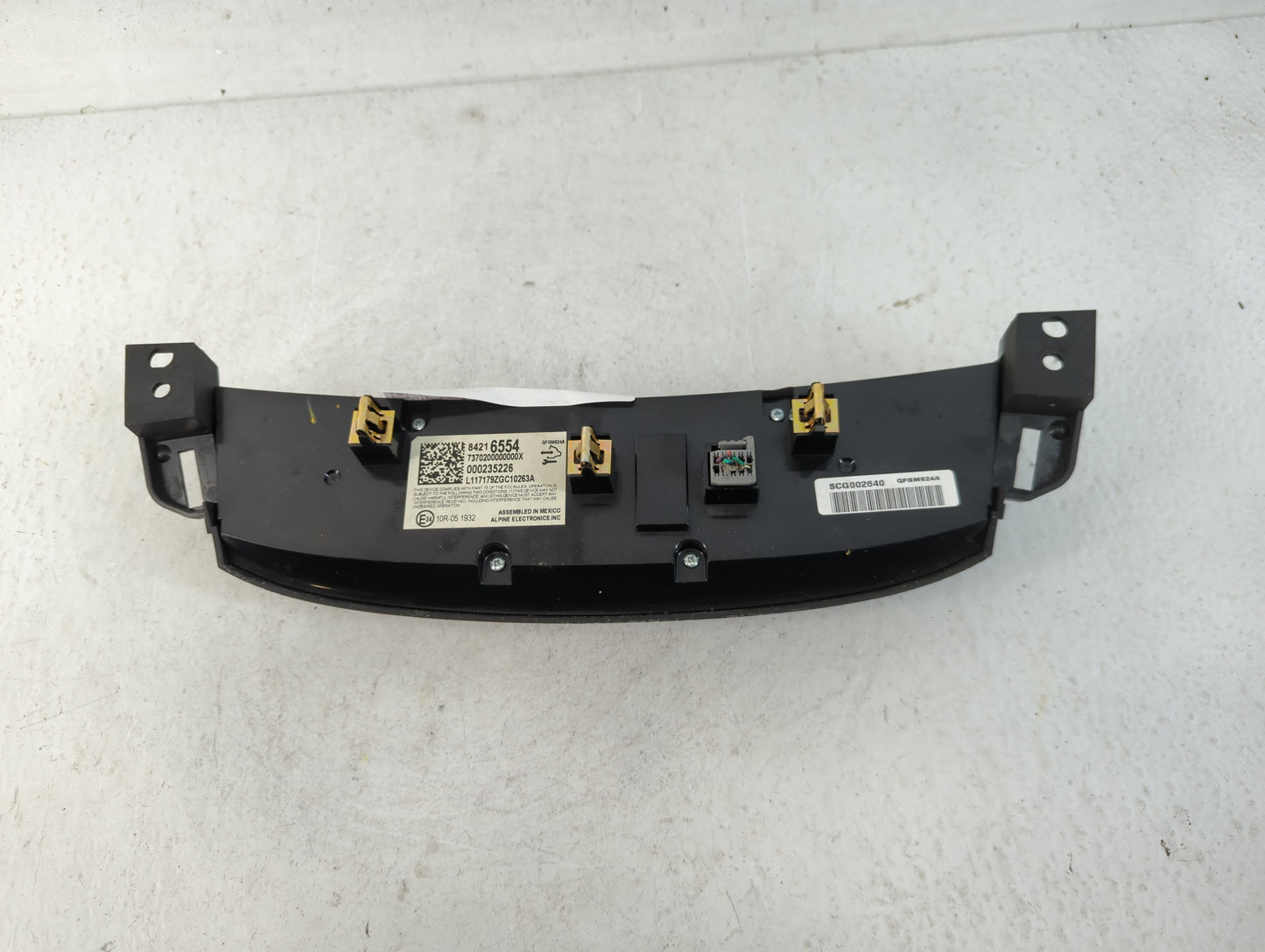 2018 Chevrolet Traverse Climate Control Module Temperature AC/Heater Replacement P/N:84216554 Fits OEM Used Auto Parts - Oem