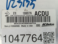 2017-2021 Chevrolet Trax PCM Engine Control Computer ECU ECM PCU OEM P/N:12685776 Fits Fits 2017 2018 2019 2020 2021 OEM Use