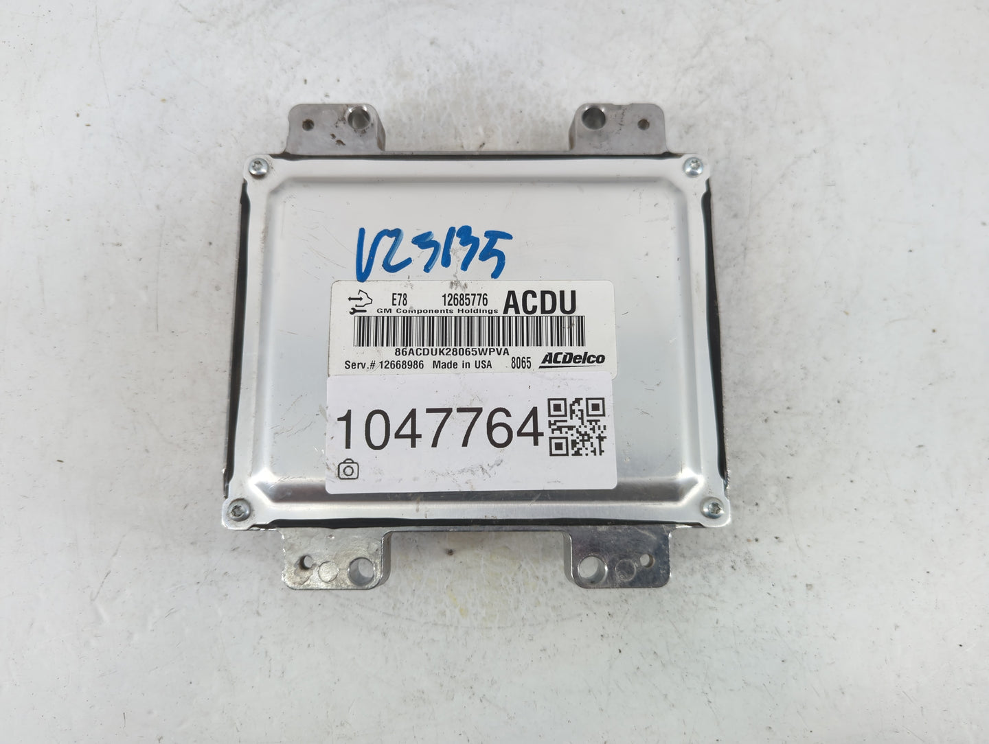 2017-2021 Chevrolet Trax PCM Engine Control Computer ECU ECM PCU OEM P/N:12685776 Fits Fits 2017 2018 2019 2020 2021 OEM Use