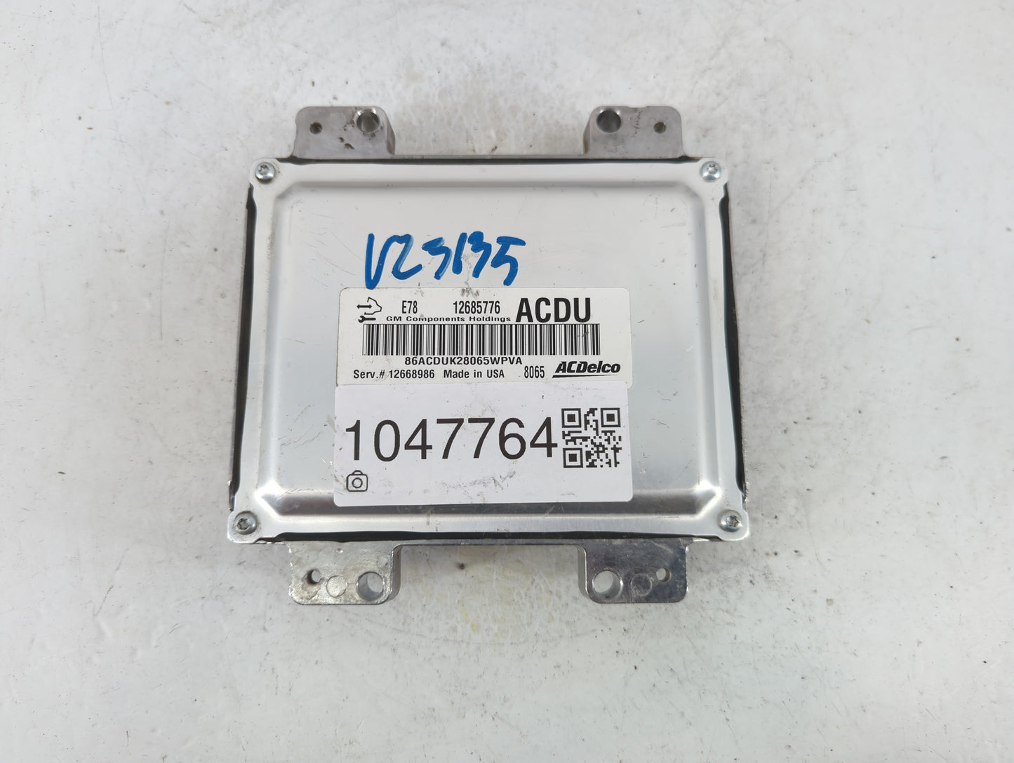2017-2021 Chevrolet Trax PCM Engine Control Computer ECU ECM PCU OEM P/N:12685776 Fits Fits 2017 2018 2019 2020 2021 OEM Use