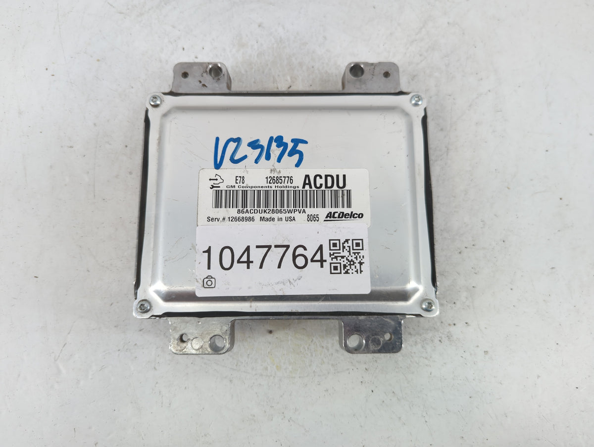 2017-2021 Chevrolet Trax PCM Engine Control Computer ECU ECM PCU OEM P/N:12685776 Fits 2017 2018 2019 2020 2021 OEM Used Aut