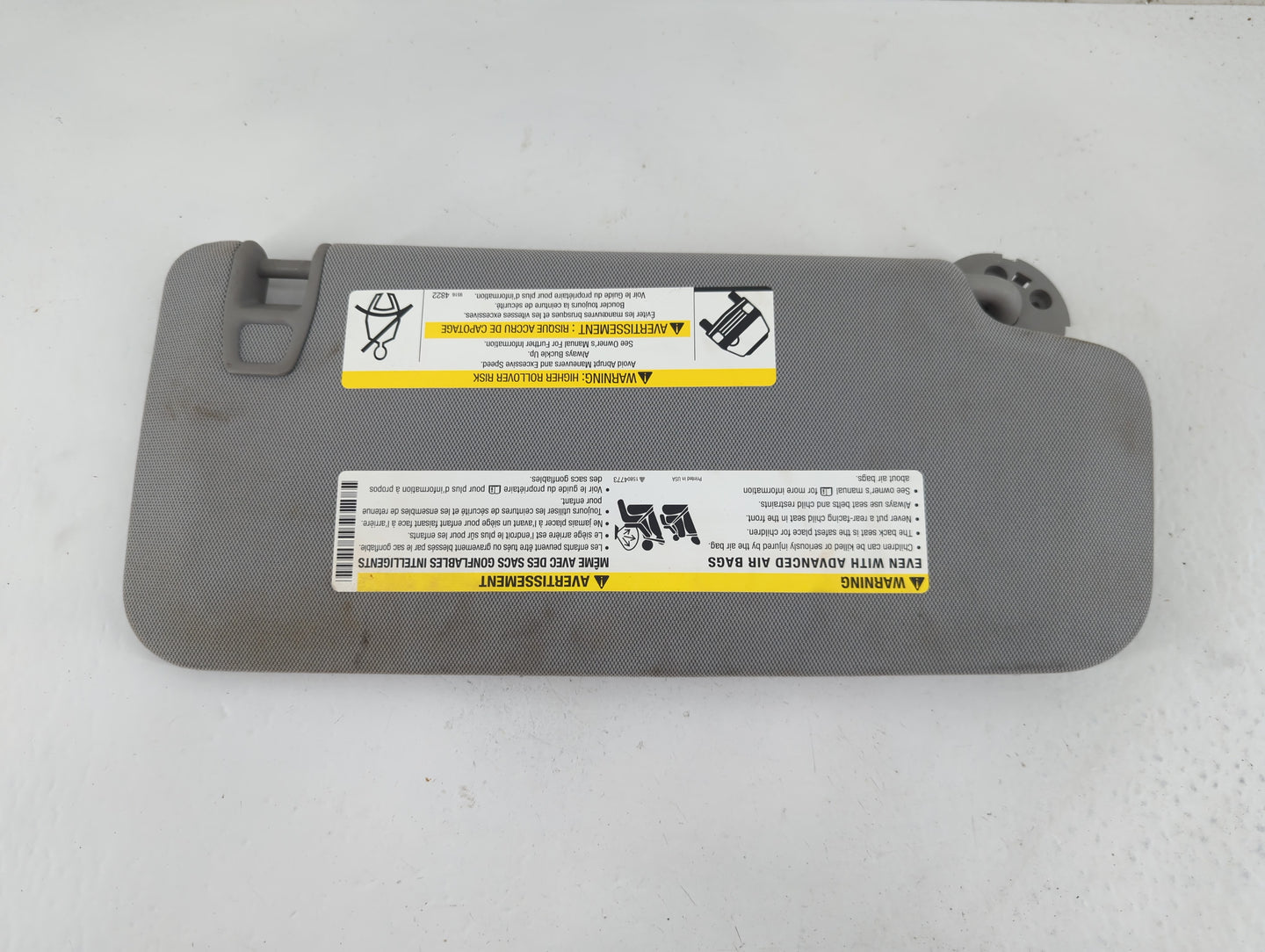 2017-2021 Chevrolet Trax Sun Visor Shade Replacement Driver Left Mirror Fits Fits 2017 2018 2019 2020 2021 OEM Used Auto Par