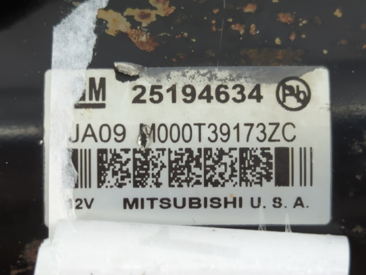 2013-2021 Chevrolet Trax Car Starter Motor Solenoid OEM P/N:25194634 36100-2G210 Fits OEM Used Auto Parts - Oemusedautoparts