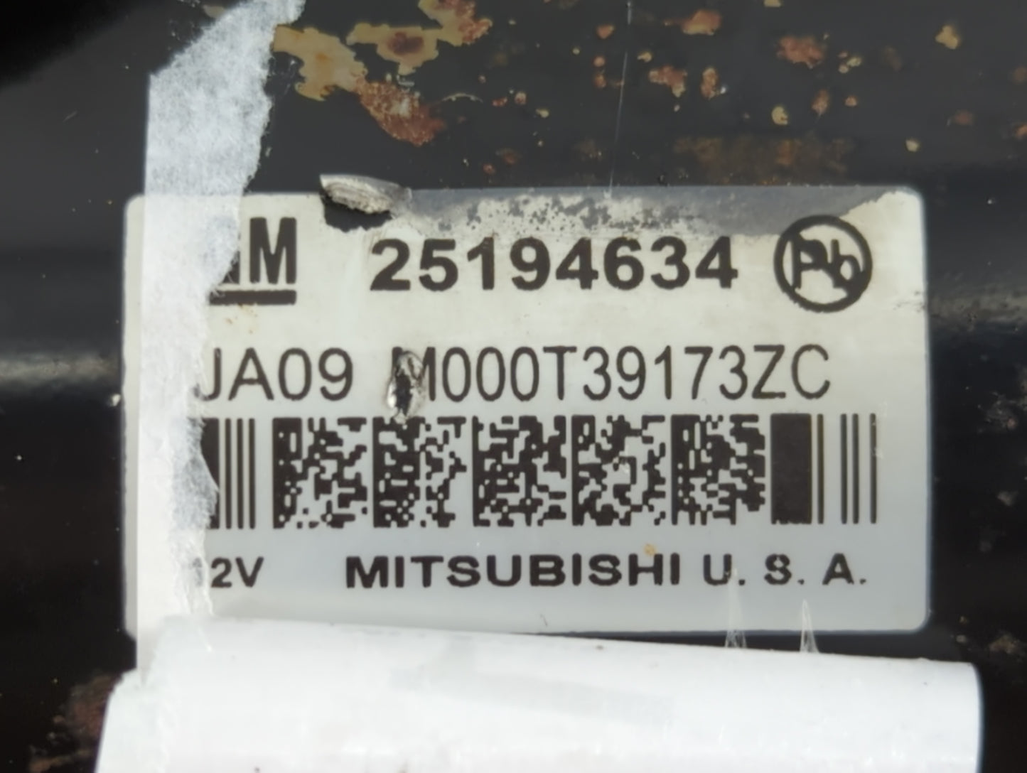 2013-2021 Chevrolet Trax Car Starter Motor Solenoid OEM P/N:25194634 36100-2G210 Fits OEM Used Auto Parts - Oemusedautoparts