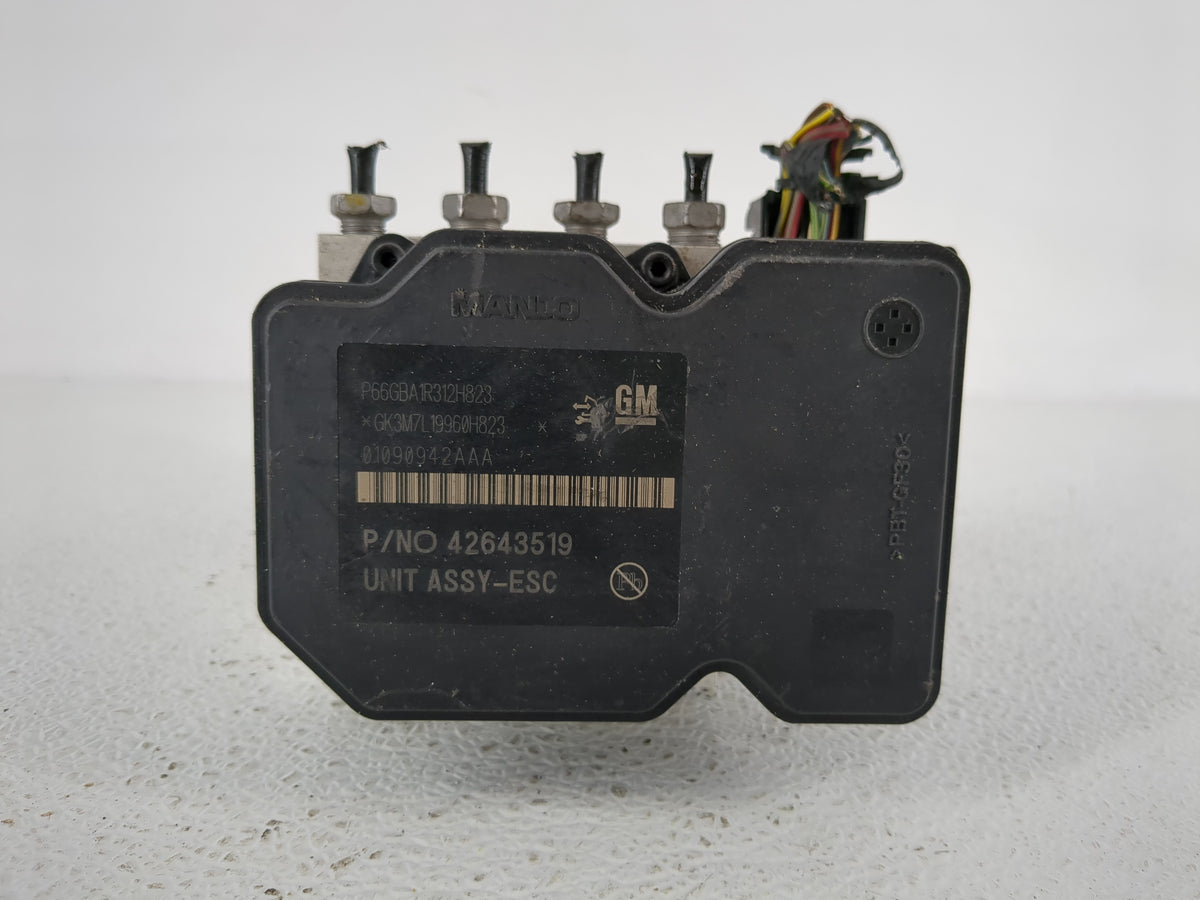 2017-2020 Chevrolet Trax Anti-Lock Brake ABS Pump Module Actuator OEM P/N:42643519 42563014 Fits Fits 2017 2018 2019 2020 OE