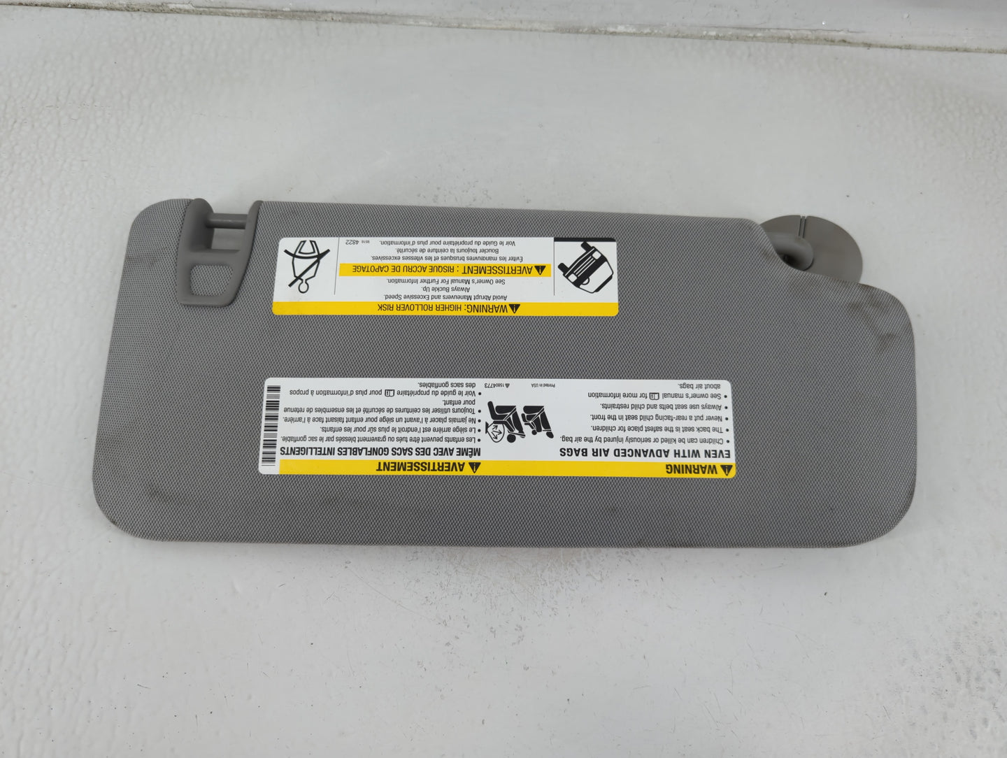 2017-2021 Chevrolet Trax Sun Visor Shade Replacement Driver Left Mirror Fits Fits 2017 2018 2019 2020 2021 OEM Used Auto Par