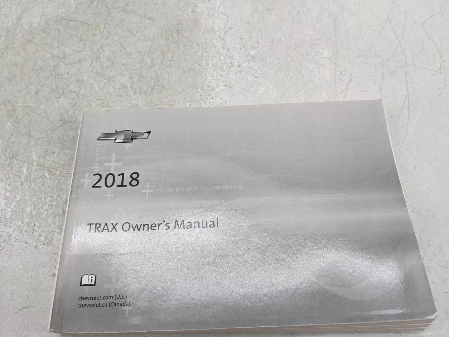 2018 Chevrolet Trax Owners Manual Book Guide P/N:84098807 OEM Used Auto Parts - Oemusedautoparts1.com