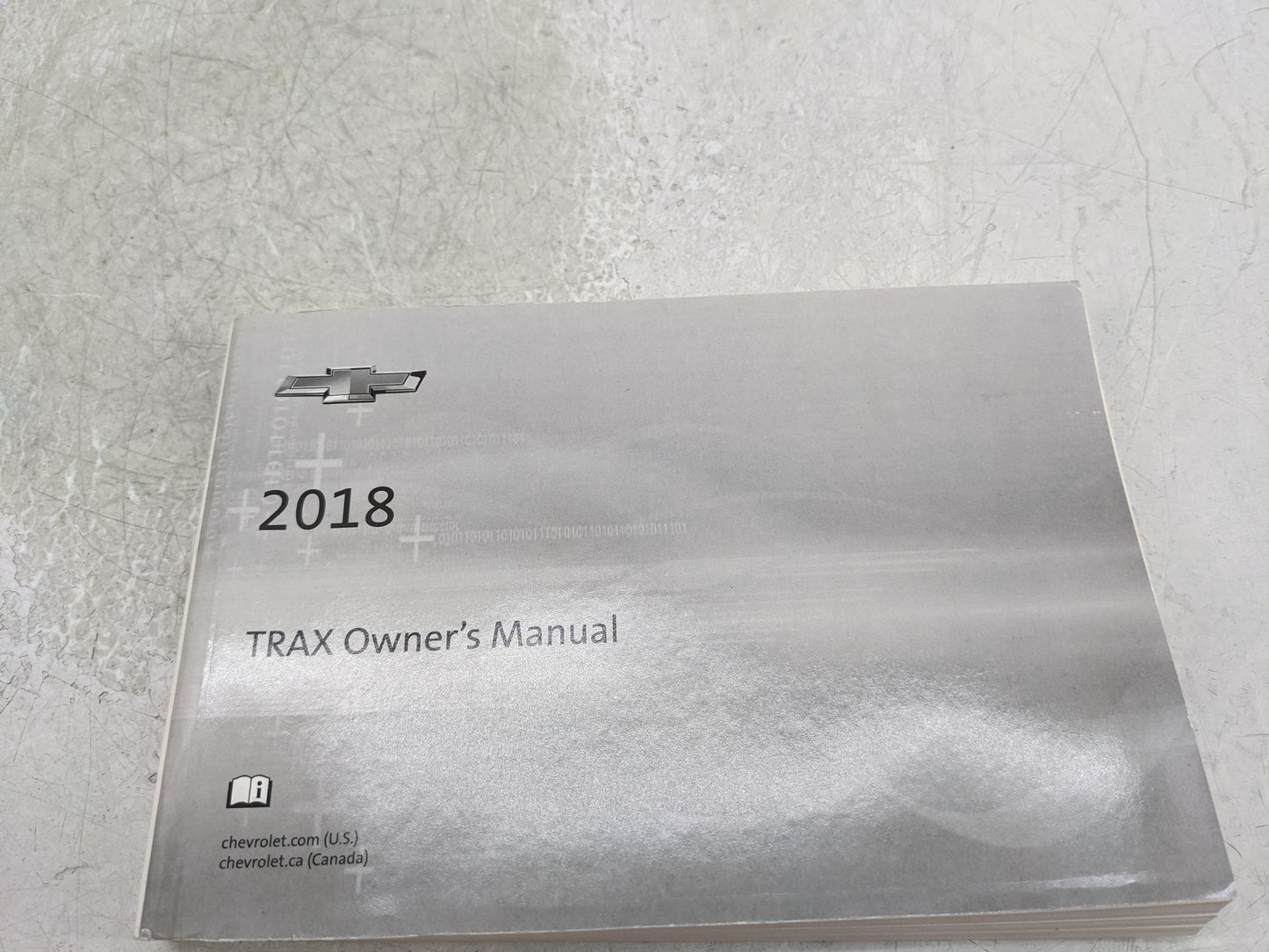 2018 Chevrolet Trax Owners Manual Book Guide P/N:84098807 OEM Used Auto Parts - Oemusedautoparts1.com