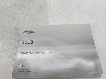 compare product 2018 Chevrolet Trax Owners Manual Book Guide P/N:84098807 OEM Used Auto Parts