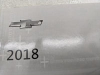 2018 Chevrolet Trax Owners Manual Book Guide P/N:84098807 OEM Used Auto Parts - Oemusedautoparts1.com
