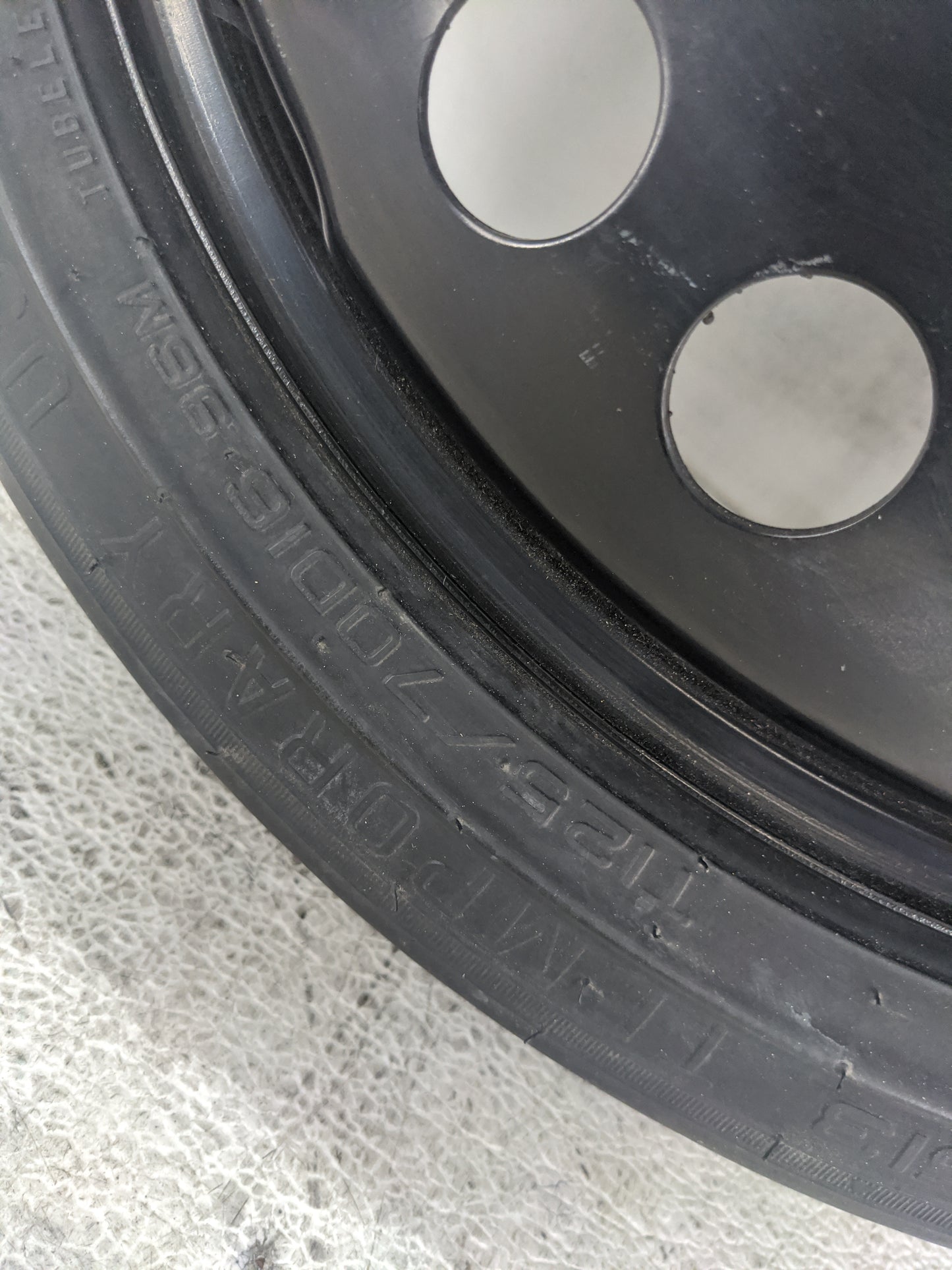 2013-2022 Chevrolet Trax Spare Donut Tire Wheel Rim Oem 1420879 - Oemusedautoparts1.com