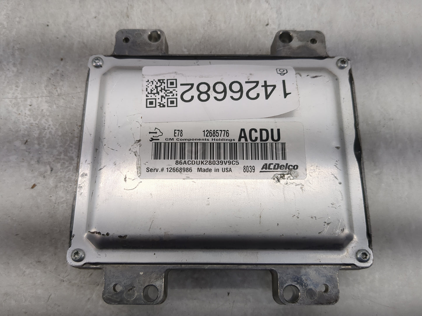 2017-2021 Chevrolet Trax PCM Engine Control Computer ECU ECM PCU OEM P/N:12685776 Fits Fits 2017 2018 2019 2020 2021 OEM Use