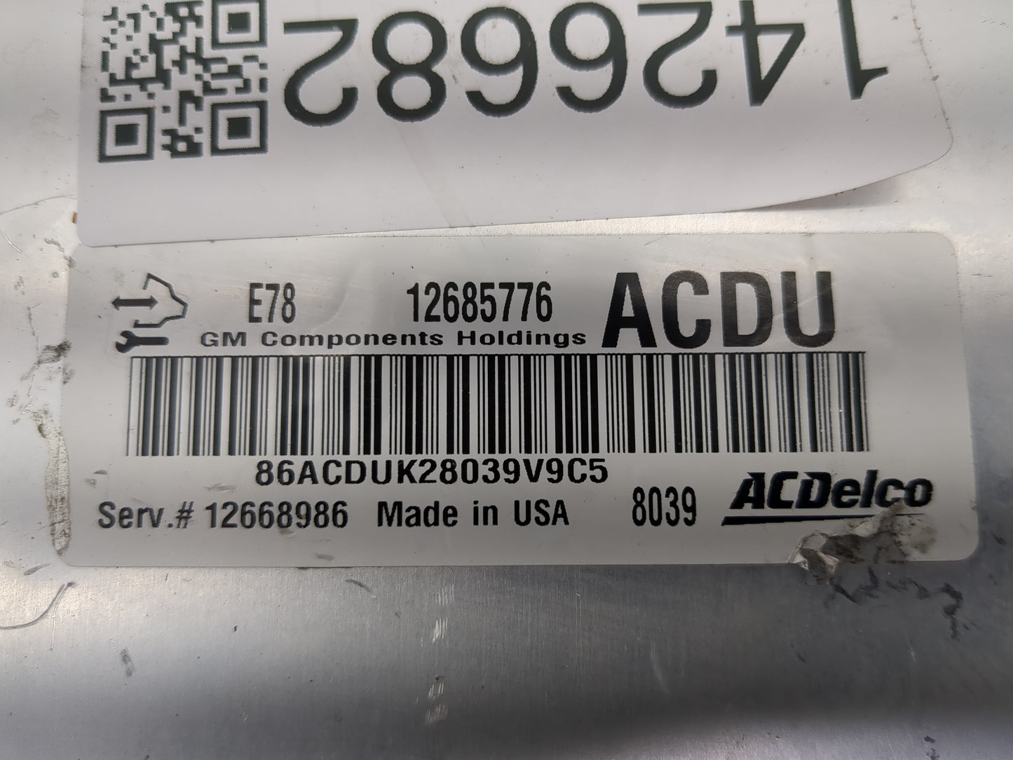 2017-2021 Chevrolet Trax PCM Engine Control Computer ECU ECM PCU OEM P/N:12685776 Fits Fits 2017 2018 2019 2020 2021 OEM Use