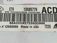 2017-2021 Chevrolet Trax PCM Engine Control Computer ECU ECM PCU OEM P/N:12685776 12668986 Fits Fits 2017 2018 2019 2020 202