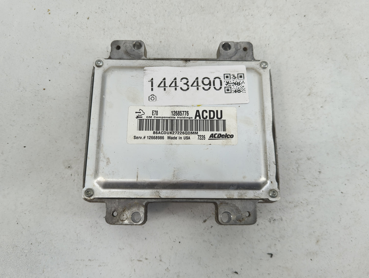 2017-2021 Chevrolet Trax PCM Engine Control Computer ECU ECM PCU OEM P/N:12685776 12668986 Fits Fits 2017 2018 2019 2020 202