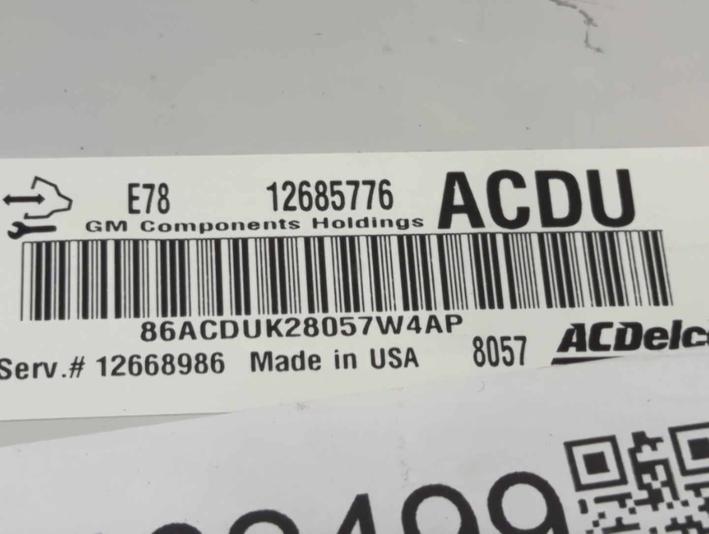 2017-2021 Chevrolet Trax PCM Engine Control Computer ECU ECM PCU OEM P/N:12685776 12668986 Fits Fits 2017 2018 2019 2020 202