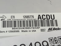2017-2021 Chevrolet Trax PCM Engine Control Computer ECU ECM PCU OEM P/N:12685776 12668986 Fits Fits 2017 2018 2019 2020 202